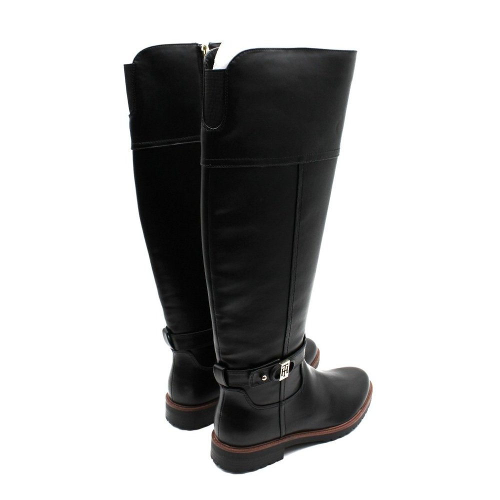 Tommy Hilfiger Women's Felvia Lug Bottom Riding Boots - Picture 2 of 7